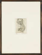 
	
		Stanley William Hayter CBE,
		British 1901-1988;
		 
		New Year&#39;s Greeting Card [Black &...