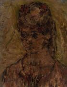 
	
		Mary Kessell, 
		British 1914-1977 - 
		 
		Self-Portrait; 
		 
		oil and gouache...