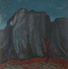 
	
		John Melville, 
		British 1902-1986- 
		 
		Starry night, 1969; 
		 
		oil on canvas,...