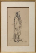 After Theophile Alexandre Steinlen, Swiss 1859-1923, Le Môme, 1917; monochrome lithograph on...