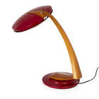 
	
		Fase, 
		 
		&#39;Boomerang&#39; desk lamp, circa 1960, 
		Lacquered steel, glass, 
		