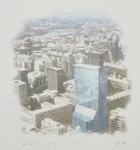 To Be Sold with No Reserve: British School, 21st Century 
City Point, London;  
lithograph...