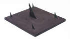 
	
		A Victorian polyhedral slate sundial, by Richard Melvin, dated 1856, the bronze gnomon...