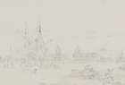 
	
		Edward William Cooke RA, 
		British 1811-1880- 
		 
		Stone Barge (London Bridge);...