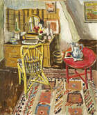 
	
		Freida Lock, 
		South African 1902-1962-
		 
		Interior, 1960;
		 
		oil on canvas,...