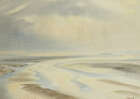
	
		Roland Vivian Pitchforth RA ARWS,
		British 1895-1982-
		 
		Tugboat at Sea;
		 
		