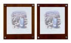 British School, 21st Century
City Point, London; 
2 lithographs in colour, signed in pencil...