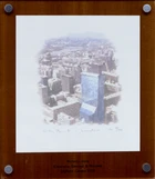 British School, 21st Century
City Point, London; 
2 lithographs in colour, signed in pencil...