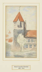 
	
		Henri Gaudier-Brzeska, 
		French 1891-1915-
		 
		Towers, Germany; 
		 
		