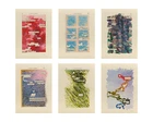 Tom Phillips CBE RA, British 1937-2022, A Humument, Vol IV, 1970; six offset lithographs in...