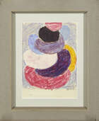 
	
		Sir Terry Frost RA, 
		British 1915-2003- 
		 
		Untitled, 1970; 
		 
		wax pastel and...