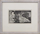 Paul Gauguin, French 1848-1903, Auti Te Pape (Women at the River), 1894; monochrome woodcut on...