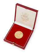 
	
		A South African Krugerrand 1oz fine gold coin, 1987, approx. 34.06g   

	

