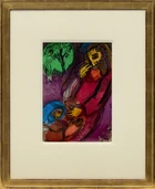 Marc Chagall, French 1887-1985, David and Absalon, 1956 [Mourlot 133, Vol. 1]; lithograph in...