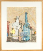Pamela McVeigh, British 20th century - Repair is a Mundane Part of the Business; mixed media...