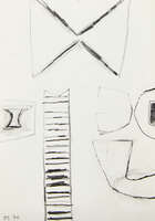 
	
		Henry Cliffe, 
		British 1919-1983- 
		Lyme Regis, 1952; 
		pencil, signed, titled and...