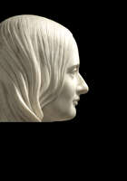 
	
		Sir John Robert Steell, Scottish, 1804-1892, a marble bust of a young woman, dated 1856,...