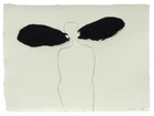 Sir Antony Gormley OBE RA, British b.1950- Sound Recordist, 1986; graphite and ink on wove, 