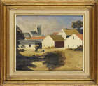 
	
		Ivy G. Dey, 
		British, active 20th century - 
		Farmyard, Belton, 1966; 
		 
		oil on...