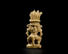 An Egyptian glazed steatite amulet of a janus-headed Bes, Late Period, circa 7th-4th Century...