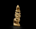 An Egyptian glazed steatite amulet of a janus-headed Bes, Late Period, circa 7th-4th Century...