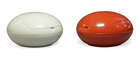 
	
		Peter Ghyczy (b.1940), two &#39;Garden Egg&#39; chairs together with an un-associated black...