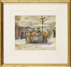
	
		Flora MacDonald Reid, 
		Scottish 1861-1938 - 
		 
		The Market Place, Verona;...