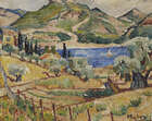
	
		Maria-Mela Muter,
		French-Polish, 1876 - 1967-
		Landschaft;
		oil on board, signed...
