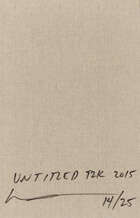 
	
		Wade Guyton, 
		American, b.1972- 
		 
		Untitled (for TzK) , 2015; 
		 
		digital...