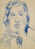 
	
		Oskar Kokoschka, Austrian 1886-1980- Portrait of a woman, 1920; lithograph, inscribed and...