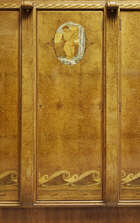 
	
		Paul Follot (1877-1941) Attributed, an Art Deco burr walnut and marquetry bedroom suite...