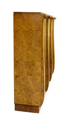 
	
		Paul Follot (1877-1941) Attributed, an Art Deco burr walnut and marquetry bedroom suite...