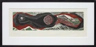 Blair Hughes-Stanton, British 1902-1981, Pursuit, 1955; linocut in colours on Japan, signed,...
