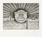 
	
		Colin Self, 
		British b.1941-
		 
		Untitled (Screaming House), 2008;
		 
		etching...