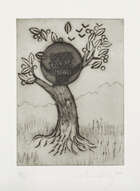
	
		Colin Self, 
		British b.1941-
		 
		Untitled (Screaming House), 2008;
		 
		etching...