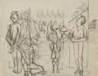 Eric James Malthouse, British 1914–1997 - Six works on paper and prints including 'Man, Boy...