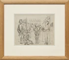 Eric James Malthouse, British 1914–1997 - Six works on paper and prints including 'Man, Boy...