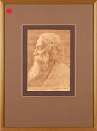 Lorenz Schindler (Austrian 1873-1952),Portrait of Rabindranath Tagore;
Copper etching, with name...