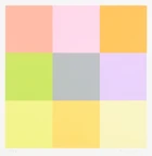 Gina Burdass, British b.1951- Nine Squares, 2011; screenprint in colours on wove, signed, dated...