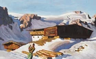 British school, 20th century - Three works including 'After Alfon Walde's Einsamer Berghog'; 