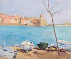 Philip Naviasky, British 1894-1983 - Collioure; oil on board, signed lower right 'Naviasky',...