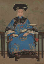 
	
		Elizabeth Keith, British 1887-1956, Manchu Lady and Manchu Official, 1925, two woodblock...