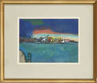 
	
		Alfred Cohen, 
		American/British 1920-2001 - 
		 
		Night Port, 1980; 
		 
		oil on...
