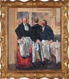 British school, 20th Century - Two works including 'After Jean Émile Laboureur's Le Café du...