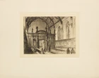 Charles Oliver Murray, British, 1842-1923 
Five views of Oxford Colleges;
The Chapel, Front...