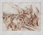Horst Janssen, German 1929-1995, Untitled, 1976; etching on wove, signed, dated and numbered...