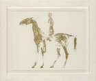 
	
		Dame Elisabeth Frink CH DBE RA, 
		British 1930-1993- 
		 
		Small Horse and Rider...