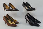 
	
		Nine pairs of ladies shoes by Gucci, Prada, Christian Dior, Patrick Cox and Yves Saint...