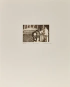 A portfolio of four miniature etchings by Contemporary Arab artists, Hachmi Azza, Ghyas Akhras...