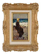 
	
		James Campbell Noble RSA, 
		Scottish 1845-1913- 
		
		Looking out to Sea, 1870;...